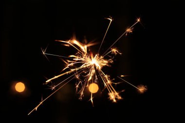 Parlak ışıl ışıl ışıl ışıl arka plan ve maytap