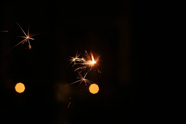 Navidad Festiva Fondo Guirnalda Bokeh Espumoso — Foto de Stock