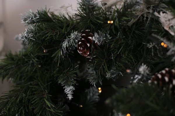 Decoración Navidad Brillante Juguete Decora Árbol Año Nuevo — Foto de Stock