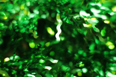 Dekoratif Noel ağacı oyuncağı makro fotoğraf parlıyor