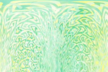 Doymuş yeşil arkaplan, parlak ilginç tasarım soyut bir illüstrasyonun