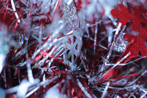 Magische Kleuren Van Kerstmis Sfeer Schijnt Ruimte — Stockfoto