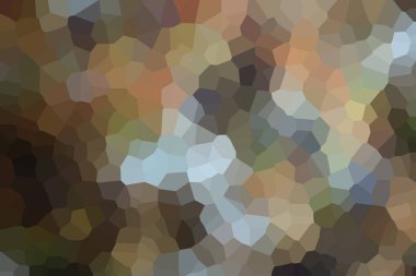 Doymuş kahverengi arka plan, süper soyut desen illüstrasyonunun parlak ilginç tasarımı