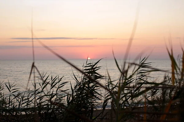 Zonsondergang Zee Schoonheid Van Natuur Dageraad — Stockfoto