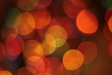 Çok renkli Garland Bokeh Noel arkaplanı