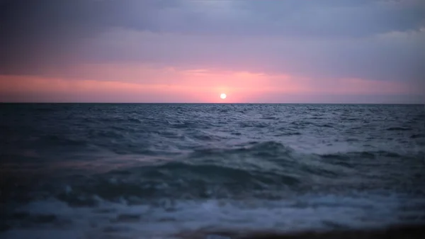 海の夕日自然の夜明けの美しさ — ストック写真