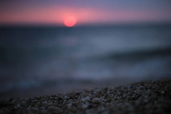 Tramonto Mare Bellezza Della Natura Alba — Foto Stock