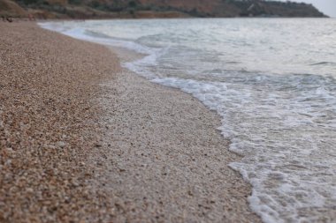 Deniz kıyısı güzel manzara rahatlama manzarası