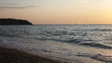 Deniz kıyısı güzel manzara rahatlama manzarası