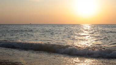 Deniz kıyısı güzel manzara rahatlama manzarası