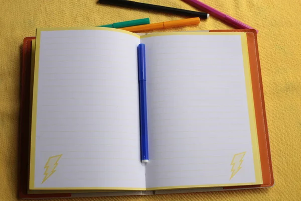 Notepad Notes Free Space Words — Stock Photo, Image