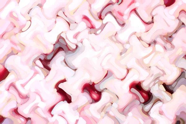Красивый Яркий Фон Светло Розовый Узор Тренд Абстрактная Красно Белая — стоковое фото