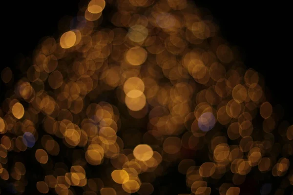 Desenfocado Año Nuevo Macro Fondo Guirnalda Bokeh Diferentes Luces Colores —  Fotos de Stock