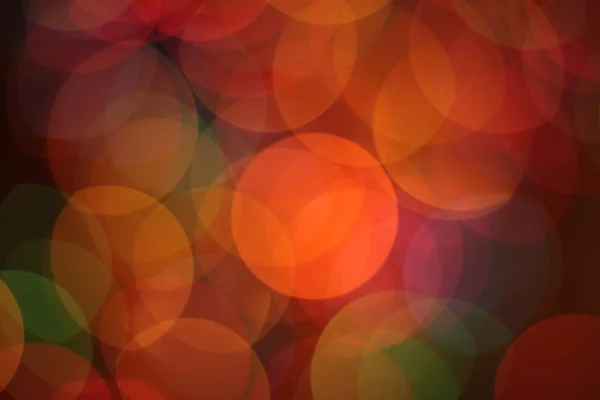 Defocused Νέο Έτος Μακροεντολή Φόντο Garland Bokeh Διαφορετικά Χρώματα Φώτα — Φωτογραφία Αρχείου