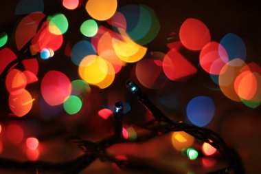 Noel stili güzel Bokeh arka planı