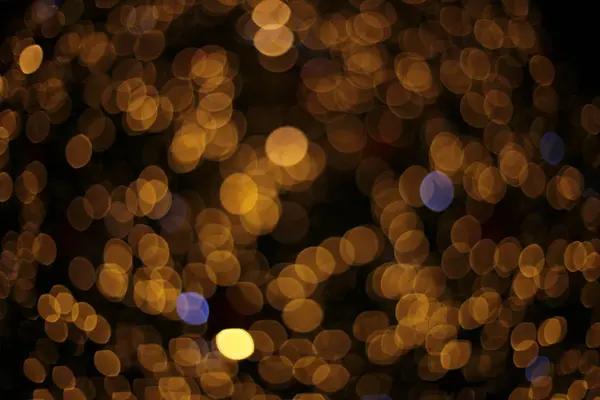 Natal Bokeh Guirlanda Brilhante Fundo Suculento — Fotografia de Stock