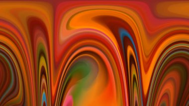 İllüstrasyon sıradışı çizim ilginç soyut çok renkli arkaplan