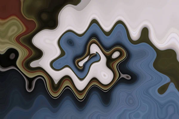 Ілюстрація Незвичайний Малюнок Цікавий Абстрактний Синій Фон — стокове фото