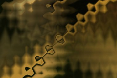 Moda altın sarısı güzel desenli arka plan