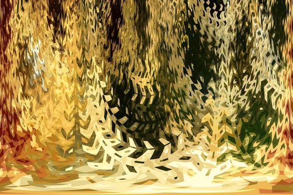 Trendige Goldgelb Schönes Muster Hintergrund — Stockfoto