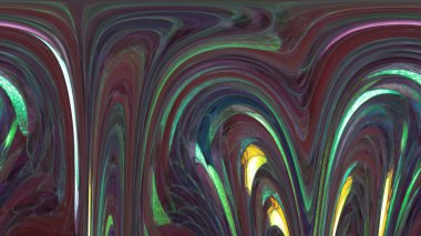 Parlak turkuaz yeşil arka plan, alışılmadık güzel desen ve gradyan doğal gölge