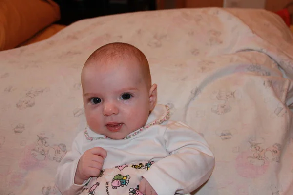 Πρόσωπο Μικρού Θωρακικού Μωρού — Φωτογραφία Αρχείου