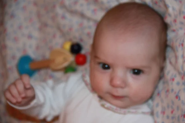 Обличчя Маленької Немовляти — стокове фото
