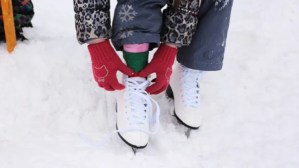 Snow Sport Background Skates Ice — Stock Photo, Image