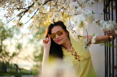  portrait of a beautiful woman with long black hair 