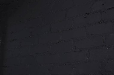 Black interior in loft styles dark background