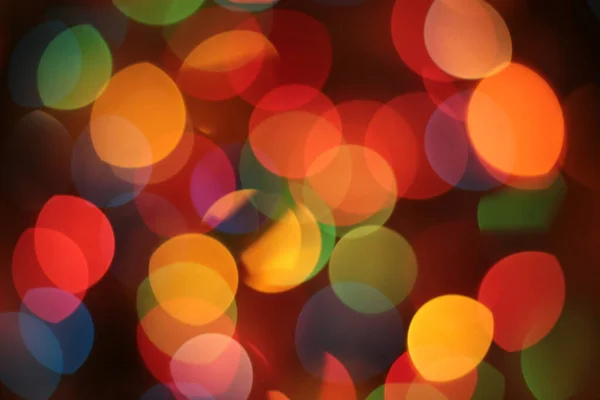 Slinger Lichten Bokeh Feestelijke Achtergrond — Stockfoto