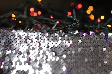 makro fotoğraf arka plan boncukları etrafında parlıyor