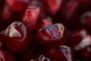 Makro fotoğraf arkaplan nar taneciği