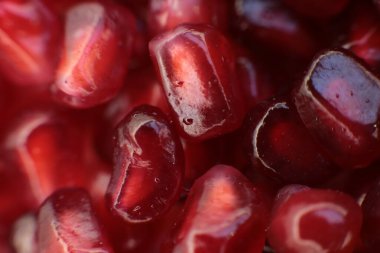 Makro fotoğraf arkaplan nar taneciği