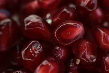 Makro fotoğraf arkaplan nar taneciği