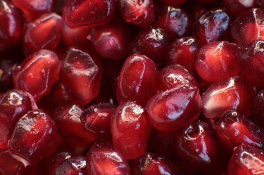 Makro fotoğraf arkaplan nar taneciği