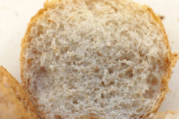 Makro Foto Hintergrund Frisches Brot — Stockfoto