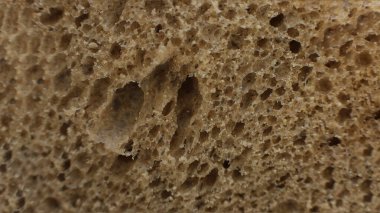 Makro fotoğraf arkaplanı iştah açıcı taze ekmek