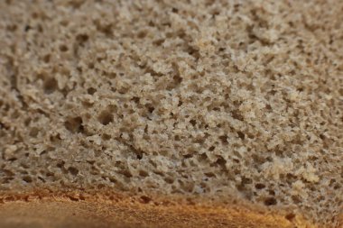 Makro fotoğraf arkaplanı iştah açıcı taze ekmek