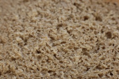 Makro fotoğraf arkaplanı iştah açıcı taze ekmek