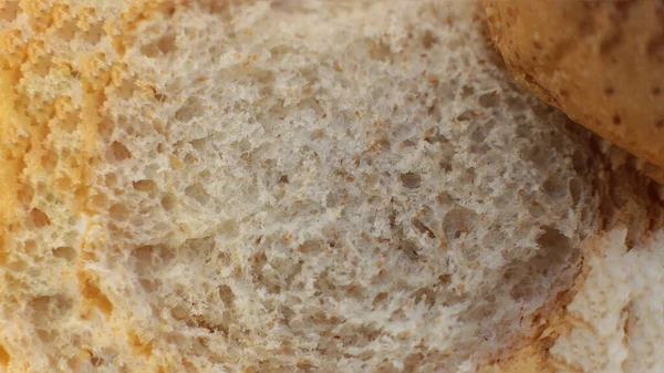 Makro Foto Hintergrund Appetitlich Frisches Brot — Stockfoto