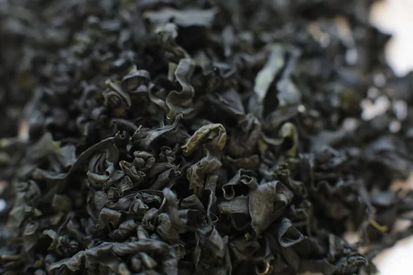 Makro fotoğraf arkaplanı Wakame yosunu