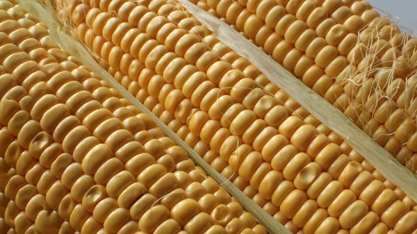 Makro Foto Saftige Reife Mais Vegetarische Nahrung — Stockfoto