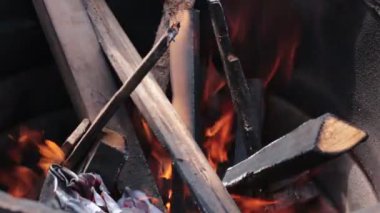 tehlikeli yanan ateş güzel parlak ateş