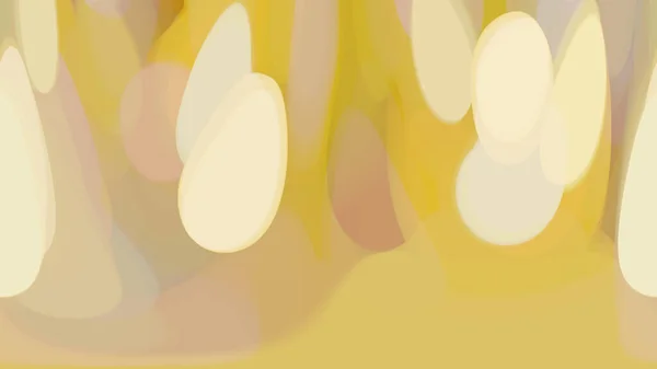 Abstrato Ilustração Amarela Brilhante Fundo Bege Super Saturado — Fotografia de Stock