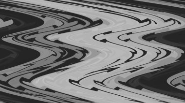 Doymuş modaya uygun açık gri arkaplan, pembe desenli süper soyut bir çizimin parlak siyah beyaz tasarımı