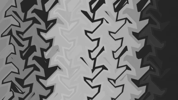 Saturated fashionable light gray background, bright black and white interesting design of a super abstract illustration of a pink pattern