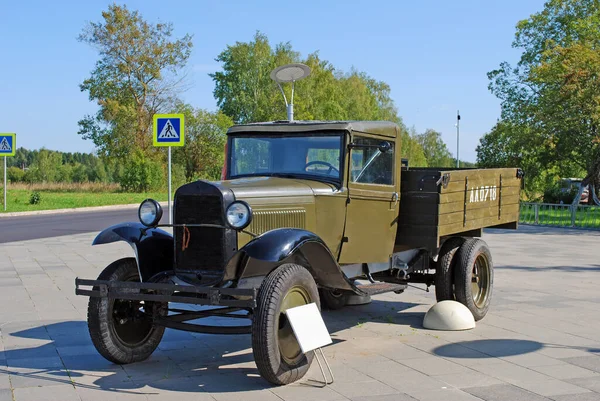 Moskevská Oblast Rusko Srpna2019 Vesnice Dubosekovo Sovětský Nákladní Vůz Gaz — Stock fotografie