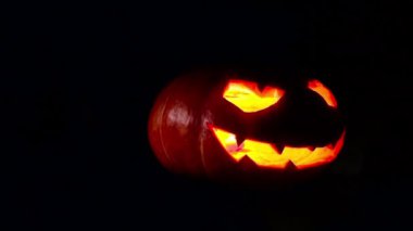 Fener Jack siyah arka plan üzerine