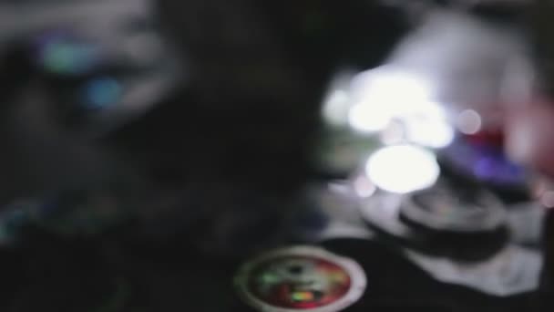 어두운 카지노에서 포커 게임 — 비디오